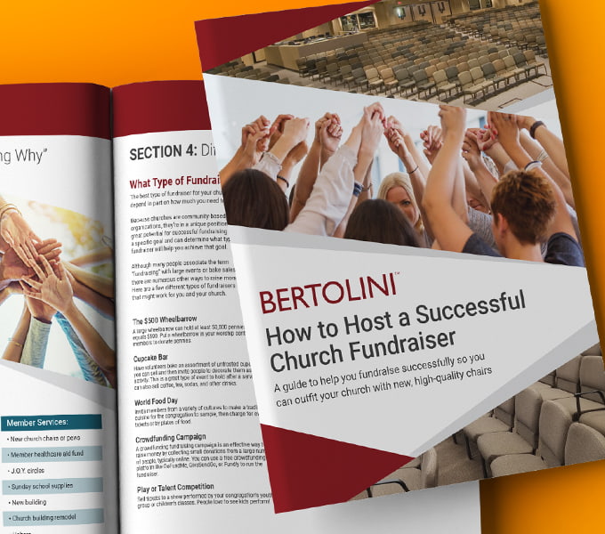 Close up sneak peek of the Bertolini free Fundraising Guide