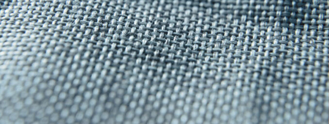 Polyolefin fabric swatch closeup