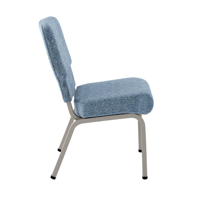 Vue de profil des Impressions en bleu