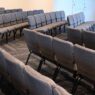 Back view of chairs in rows at Grace Life Church