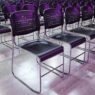 A close up of HD Core chairs in a public assembly space