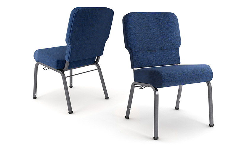 Front and back view of the Impressions chair