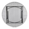 Brisa round table 60 inch underside