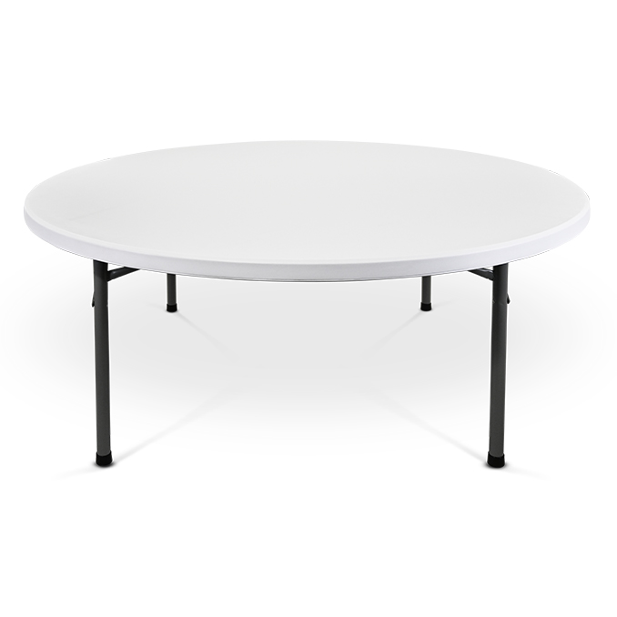 Brisa round table 72inch side angle