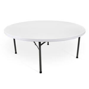 Brisa round table 72inch front45 angle