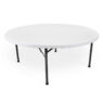 Brisa round table 72inch front45 angle