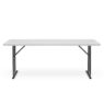 Brisa rectangle table 18x72 side view