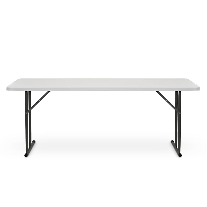 Brisa rectangle table 18x72 side view