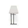 Brisa rectangle table 18x72 edge view