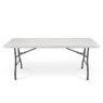 Brisa rectangle 30x72 table side view