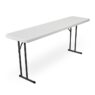 Brisa rectangle table 18x72 front 45 angle