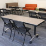 MeshOne chairs in a classroom setting