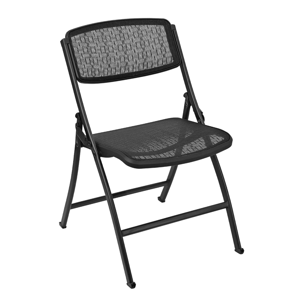 MeshOne folding chair front 45